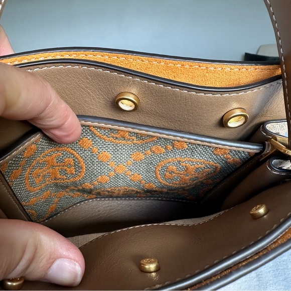 NWOT Tory Burch Lee Radziwill Petite Double Bag in New Moon - Picture 6 of 12